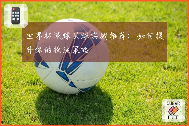世界杯滚球买球实战推荐：如何提升你的投注策略